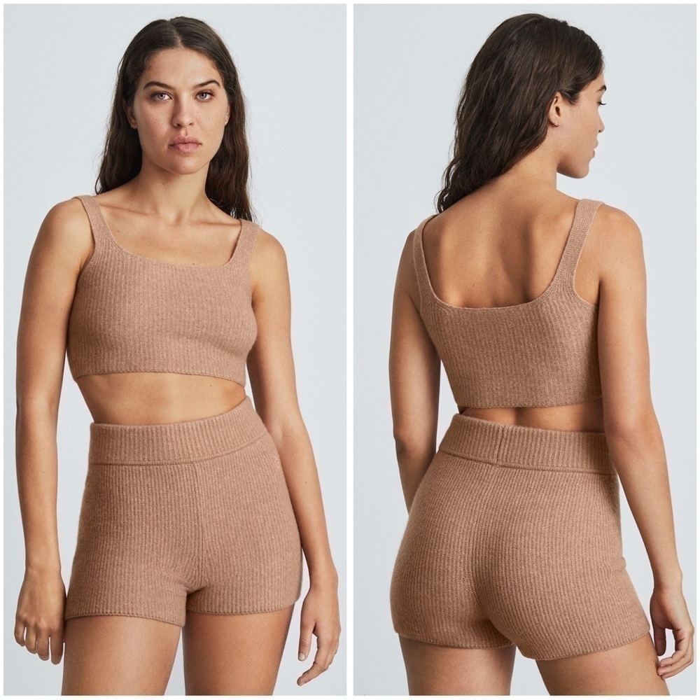 NWT Everlane The Cozy Tank Top Wool Blend in Color Camel Various Sizes